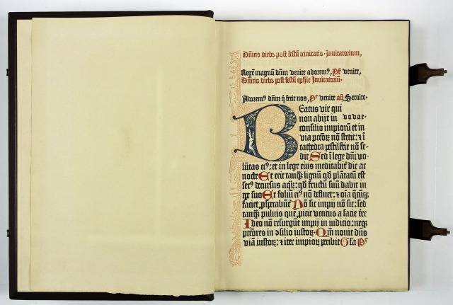 マインツ聖詩篇　グーテンベルグ