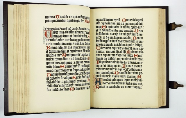 マインツ聖詩篇　グーテンベルグ