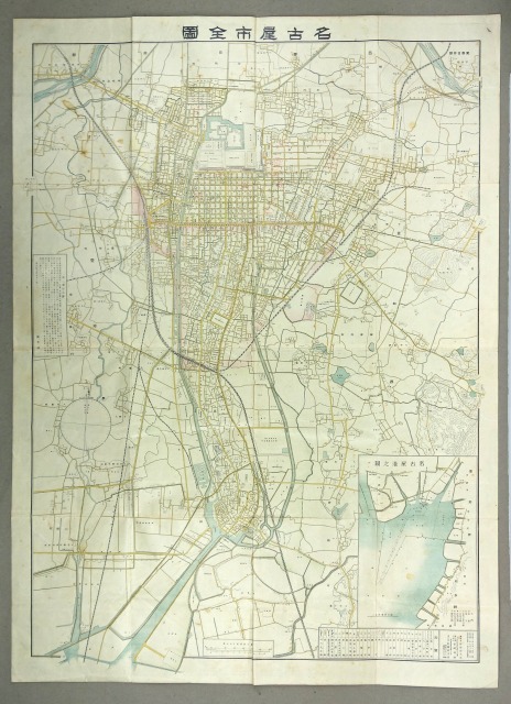 名古屋市全図　Ｂ　松岡利助