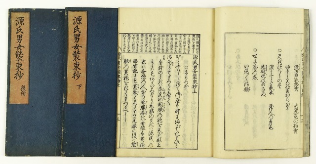 源氏男女装束抄　全３冊　宗碩著／坪井義和補