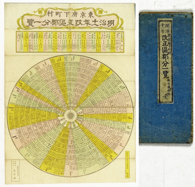 明治１１年　東京府下町村改正区郡分一覧　林吉蔵編刊