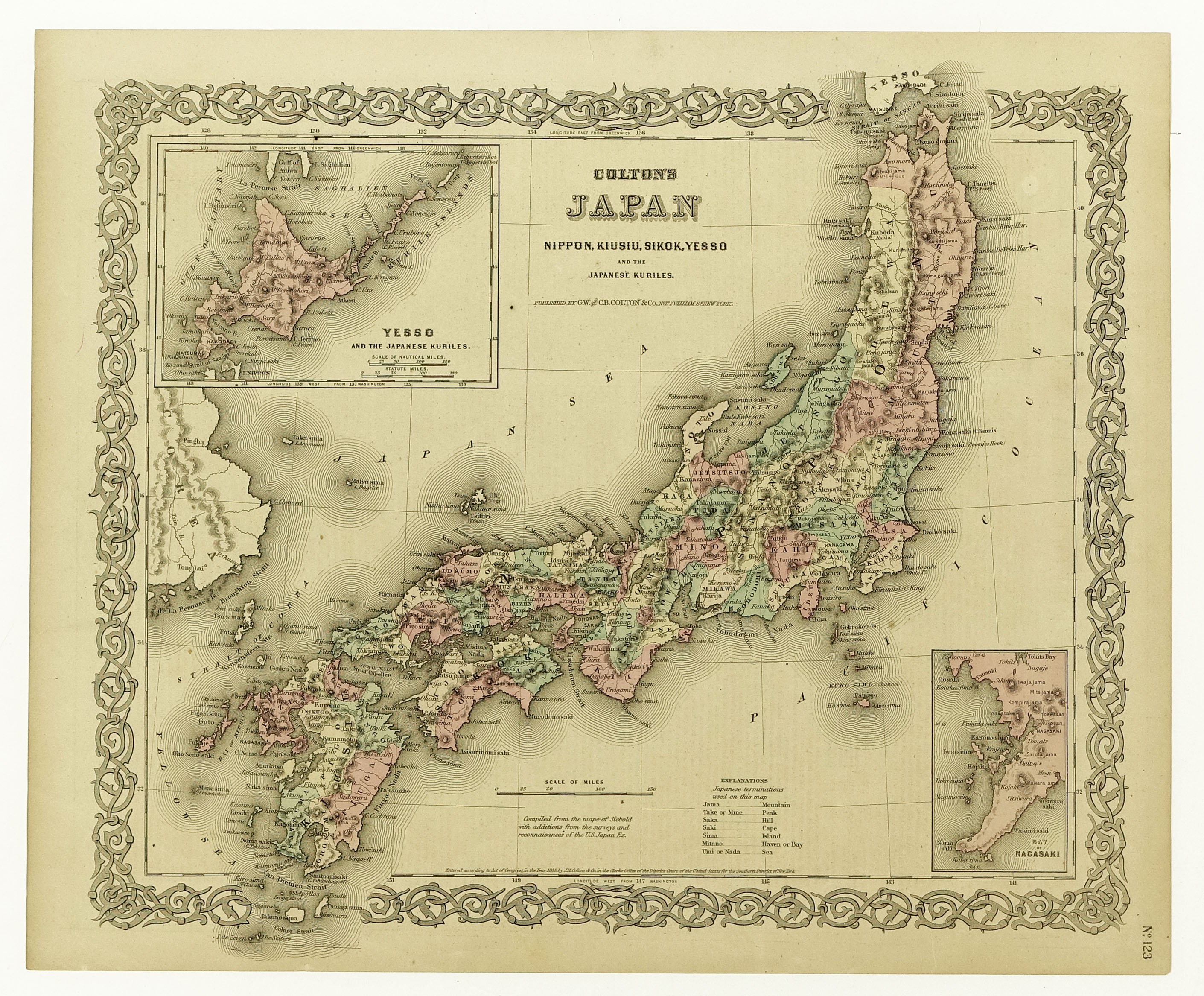 コルトン 日本地図 山星書店 初版本 和本 古地図 史料他 在庫販売目録