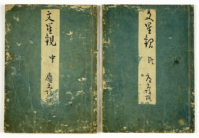 文星観　不揃い中下　二冊　俳諧　廬元坊