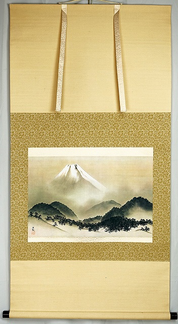 横山大観画幅　霊峰富士図　横山大観画
