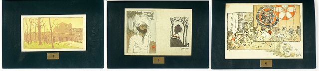 明星画譜　全１２葉　与謝野寛編　伊上凡骨刻