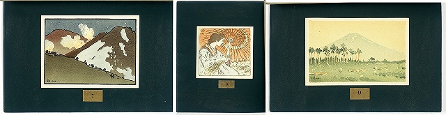 明星画譜　全１２葉　与謝野寛編　伊上凡骨刻