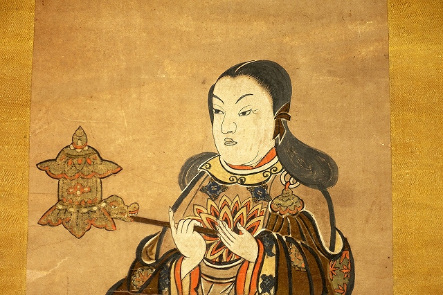 聖徳太子尊像幅　孝養立図