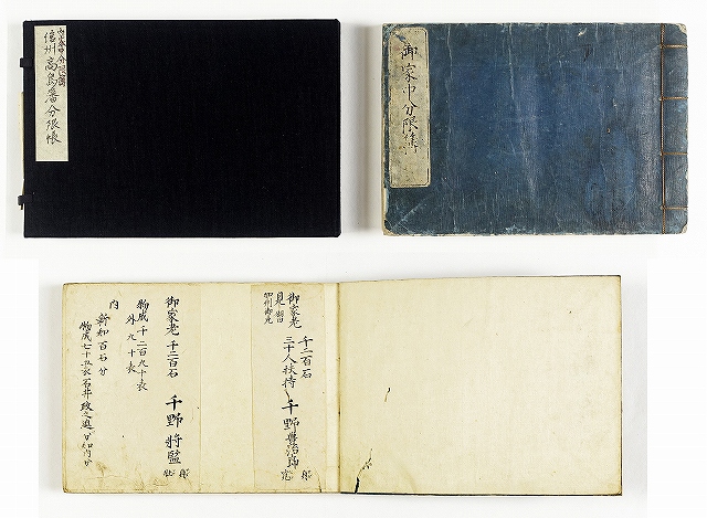 信州高島藩分限帳（諏訪）　表題は御家中分限簿